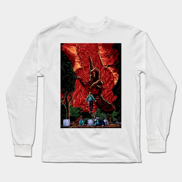 STRANGER THINGS : Max Mayfield vs vecna Long Sleeve T-Shirt by rafand23